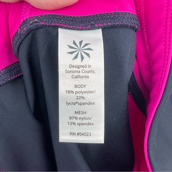 Athleta Electric Fuchsia Colorblock Sonar Tight Leggings - Picture 10 of 13